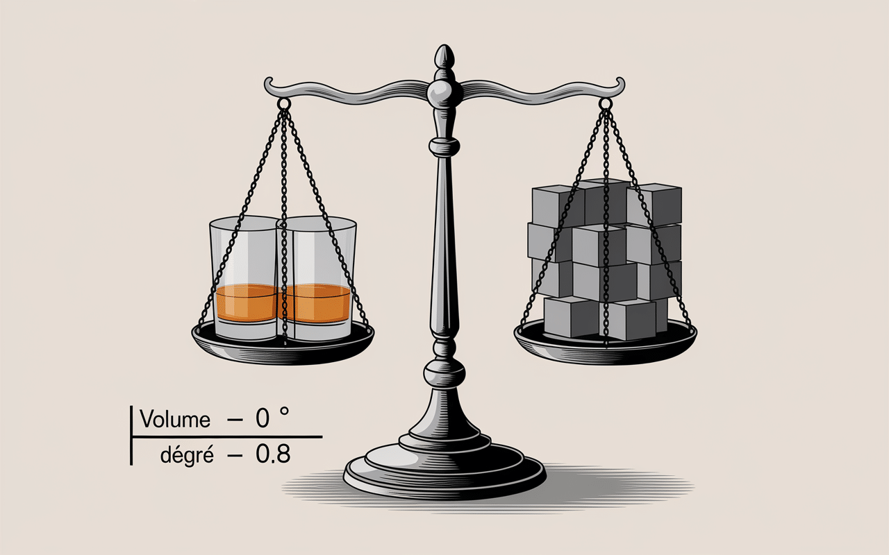 2 verres de whisky combien de gramme illustration calcul