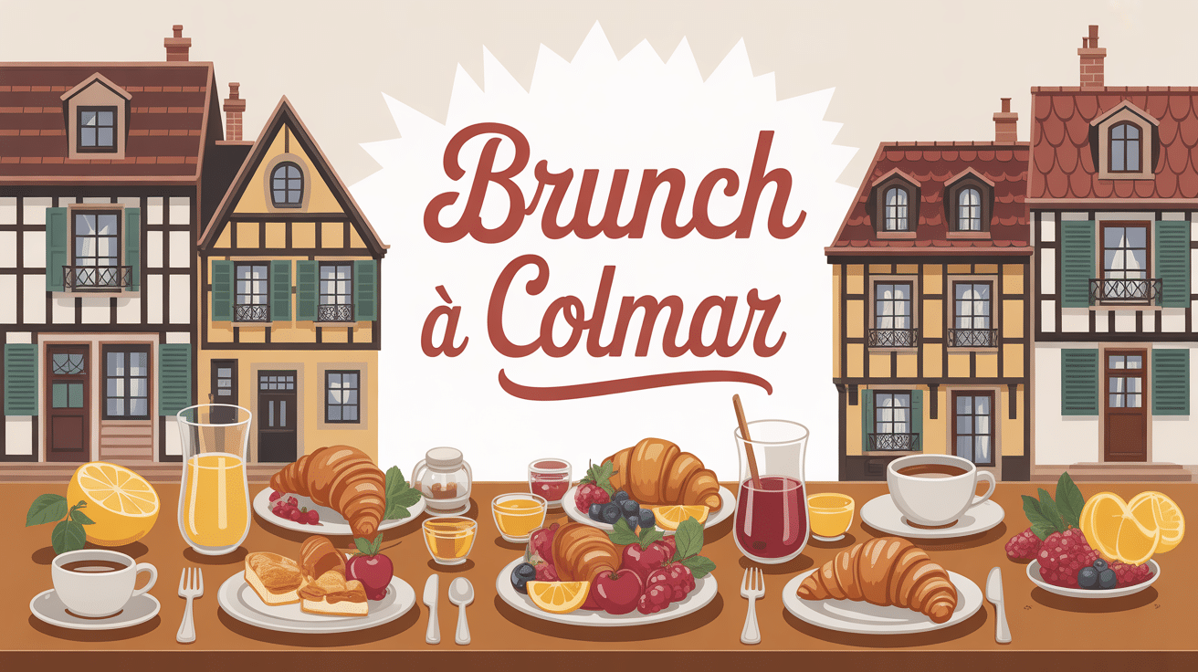 Table brunch Colmar croissants café maisons
