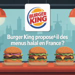 burger king halal france illustration fast-food