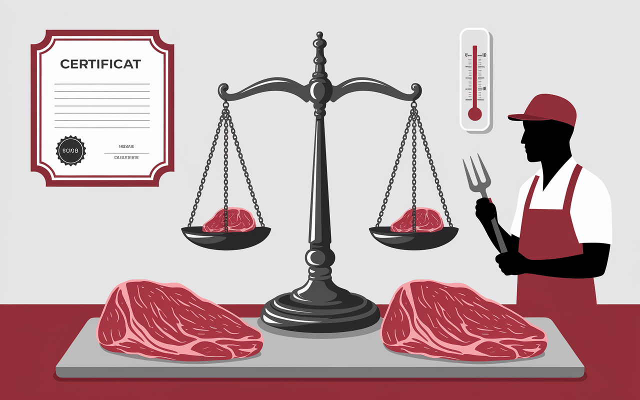 Sélection boucherie halal Grande Rue d'Oullins contrôle qualité