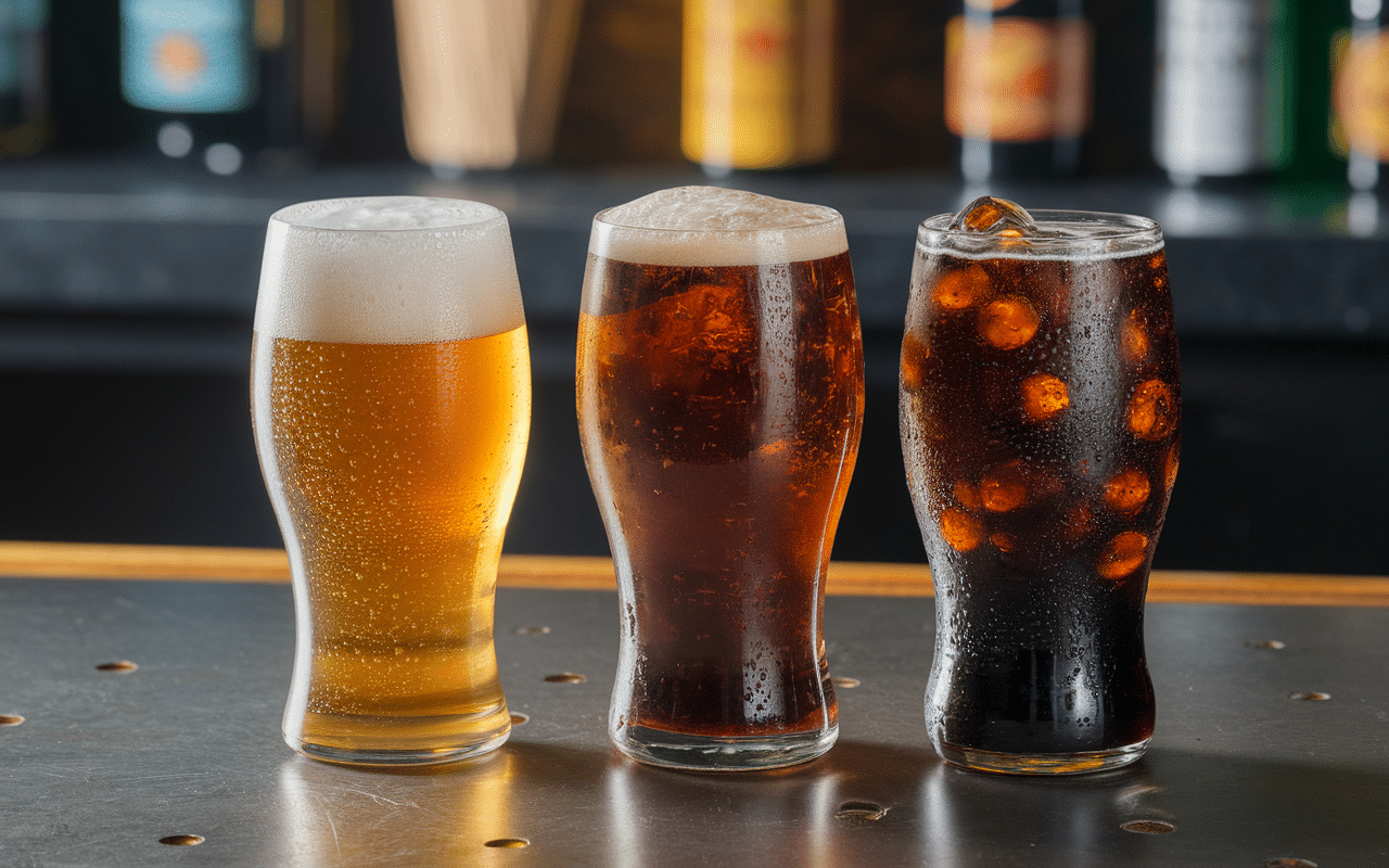 cocktail mazout biere et cola mélangés