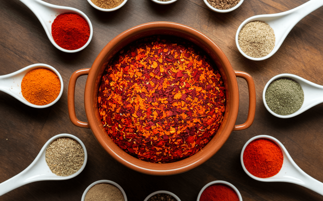 Bol d'épices à merguez recette avec paprika cumin coriandre