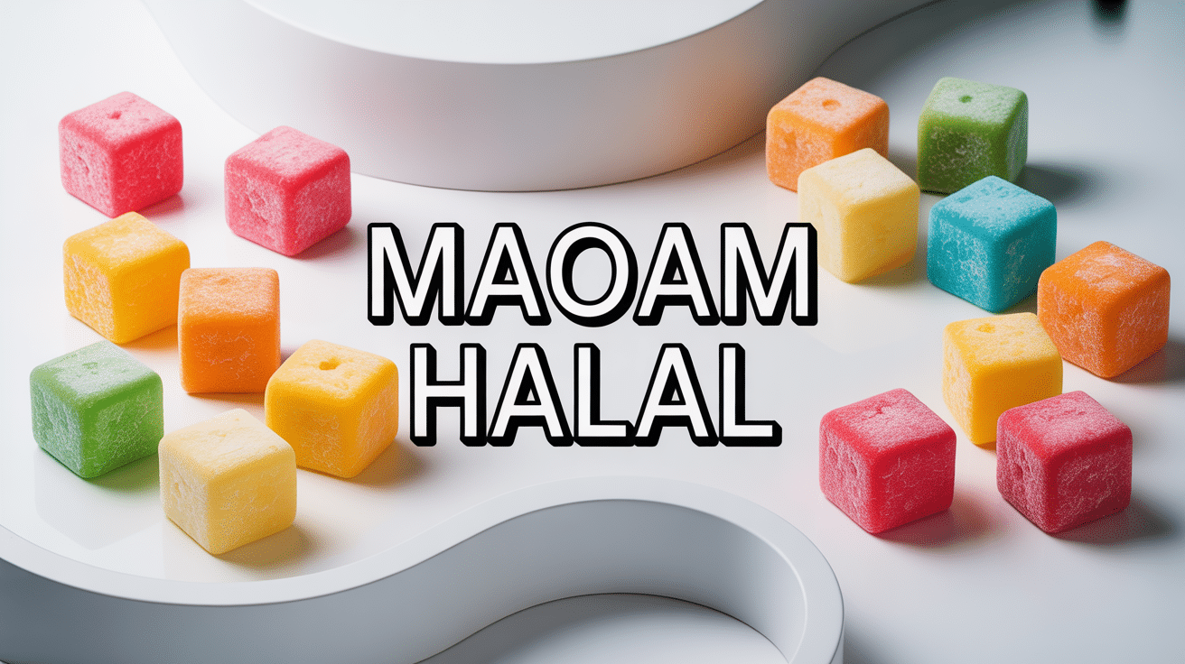 assortiment maoam halal bonbons gélifiés