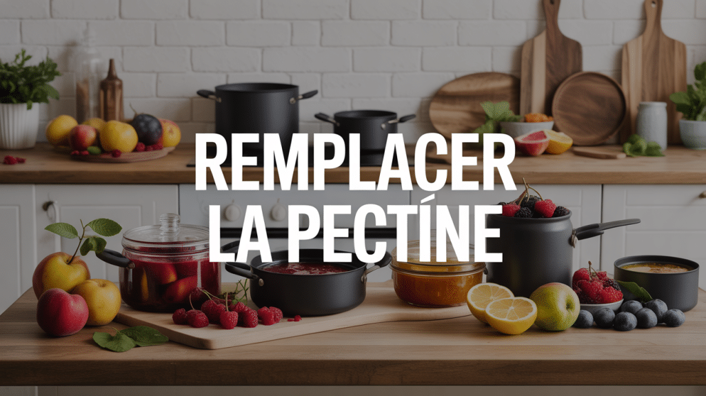 Par quoi remplacer la pectine pots confiture et fruits