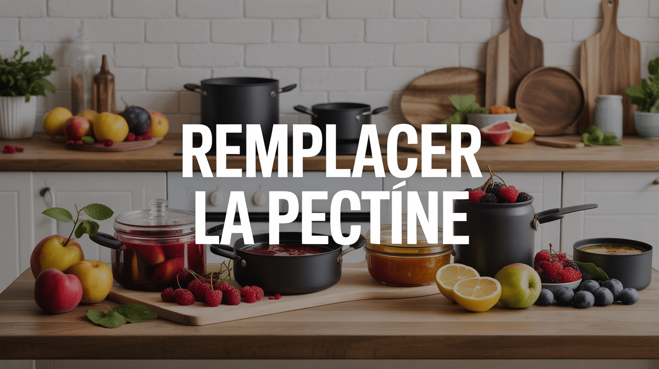 Par quoi remplacer la pectine pots confiture et fruits