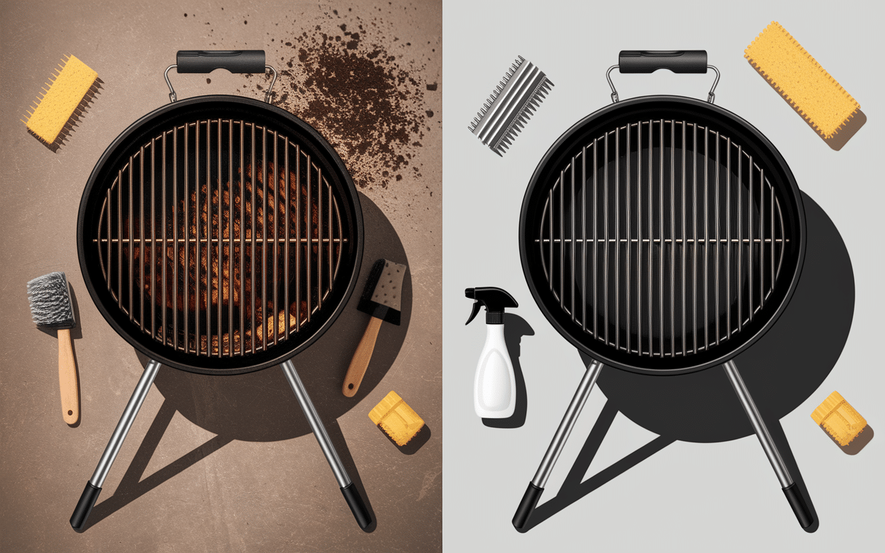 Rouille grille barbecue danger avant apres entretien