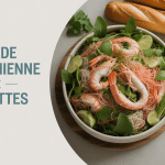 Bol salade vietnamienne crevette vermicelles herbes