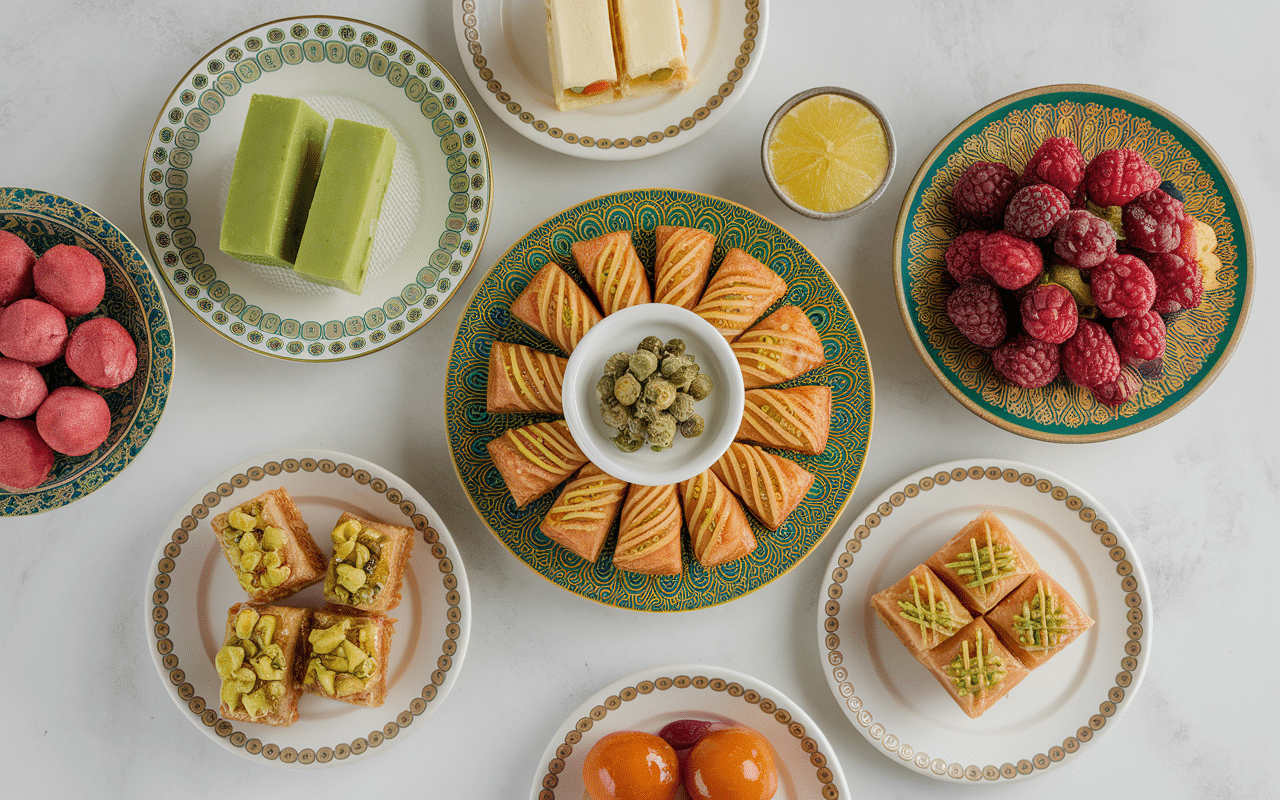 assortiment patisseries turkish delice ussel