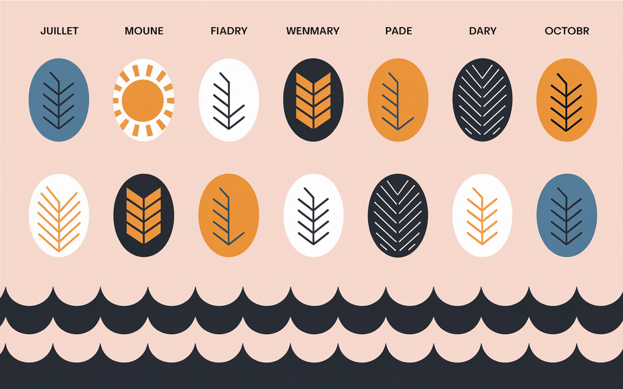 Calendrier haute saison des moules Bretagne