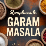 Assortiment d'épices garam masala remplacer