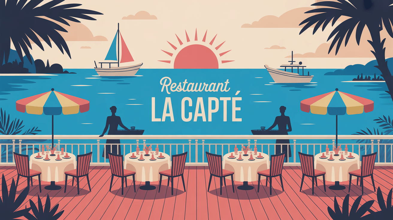 la capte restaurant terrasse bord de mer