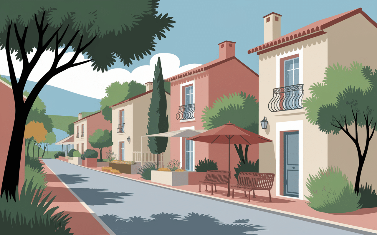 rue provencale tranquille le noe hyeres