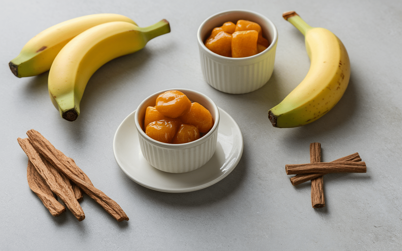 Muffin sans sucre ingrédients naturels compote fruits et épices