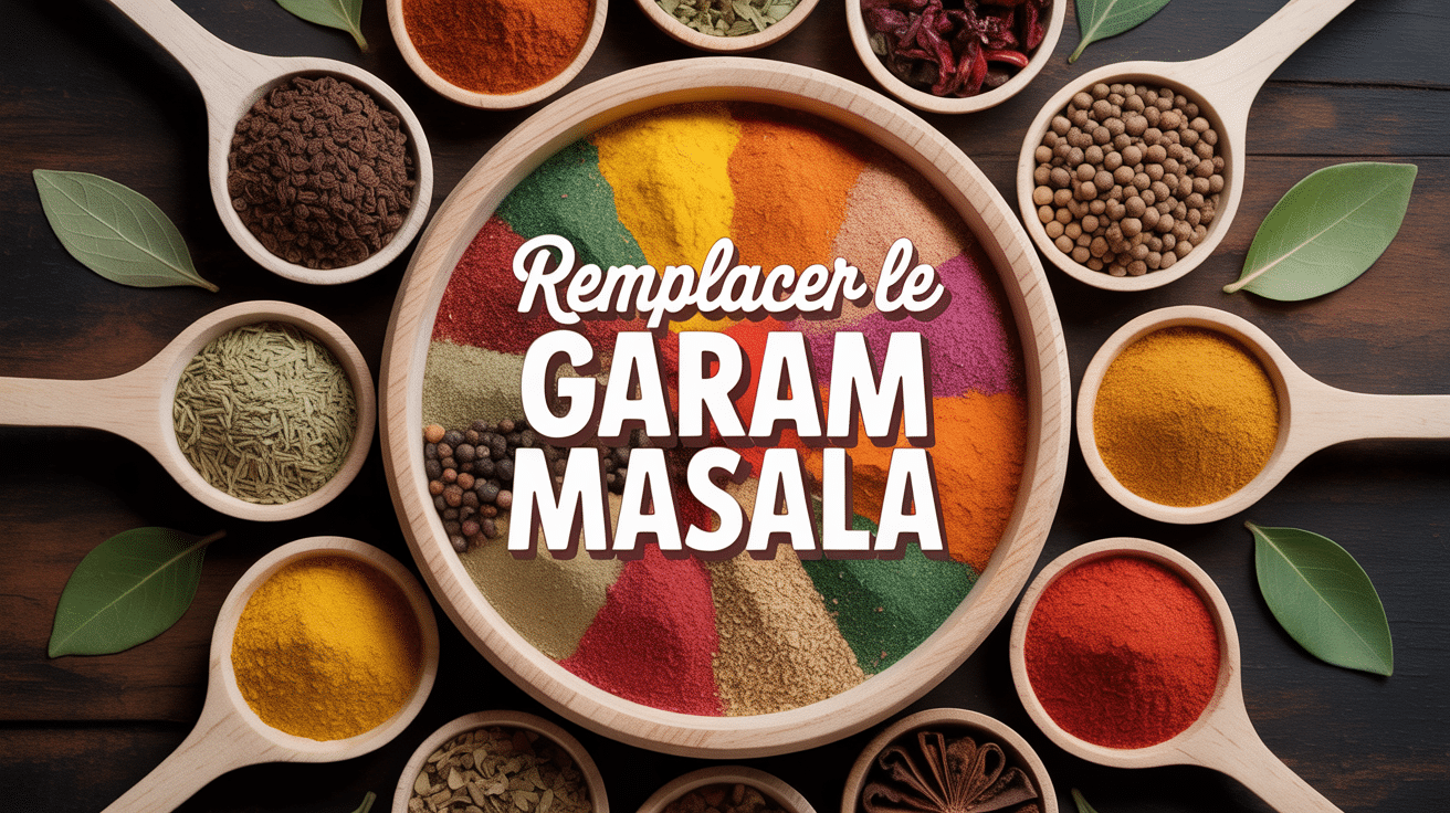 Par quoi remplacer le garam masala bol épices en vue aérienne