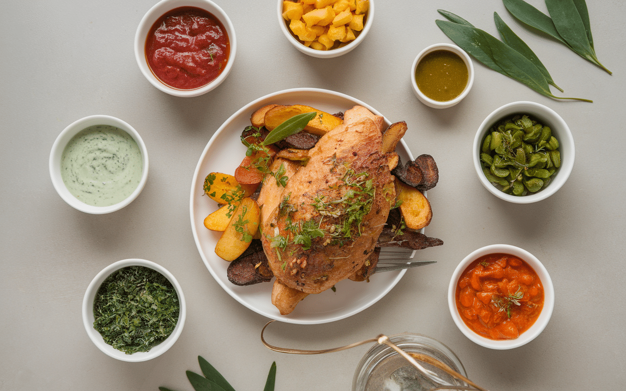 accompagnements pierrade sauces legumes