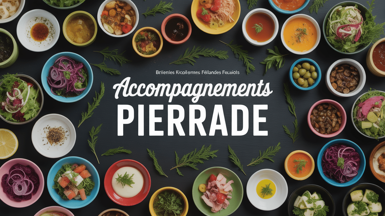 table pierrade accompagnement sauces legumes