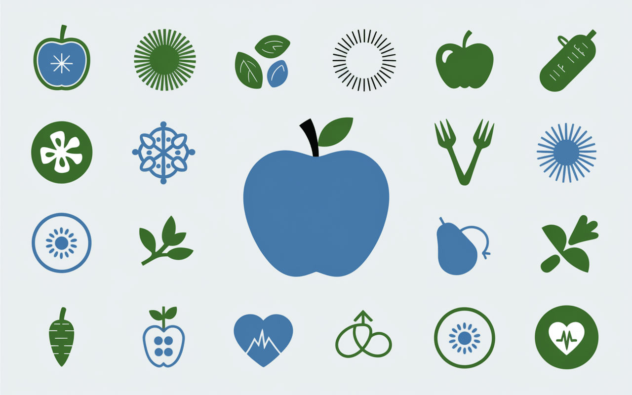 Composition nutritionnelle pomme bleue