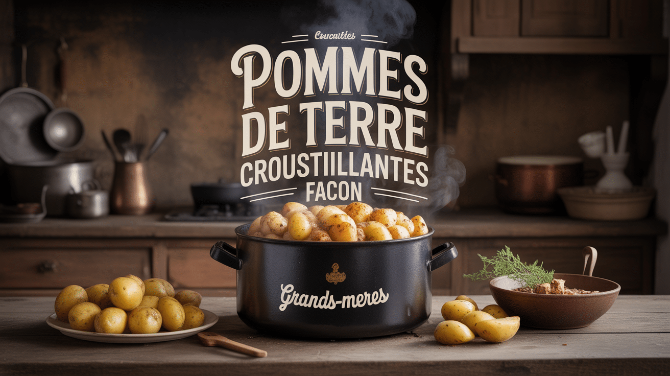 Pommes de terre au four croustillantes façon grands-mères fraîchement sorties du four