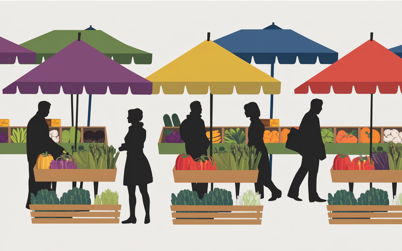 primeur legumes viletaneuse stands marche quartier