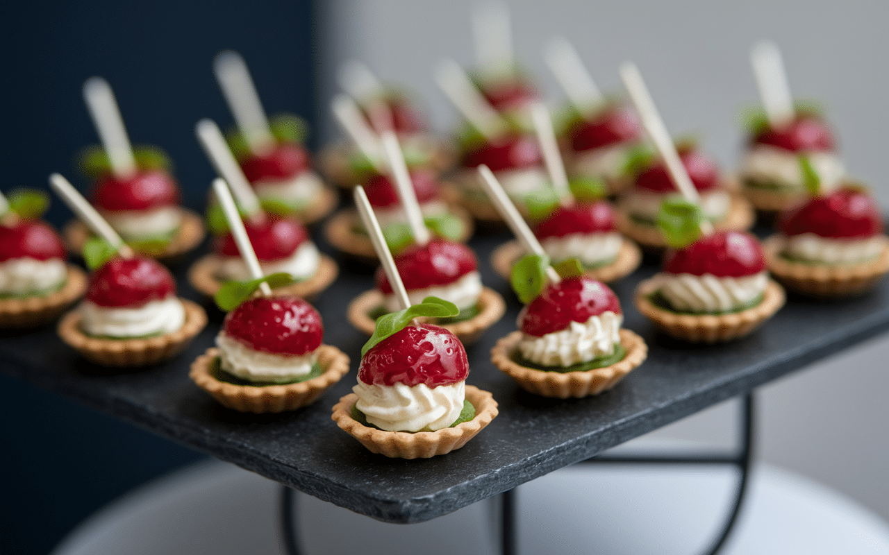 Mini tartelettes apéritif recette salée avec pâte sablée toute prête