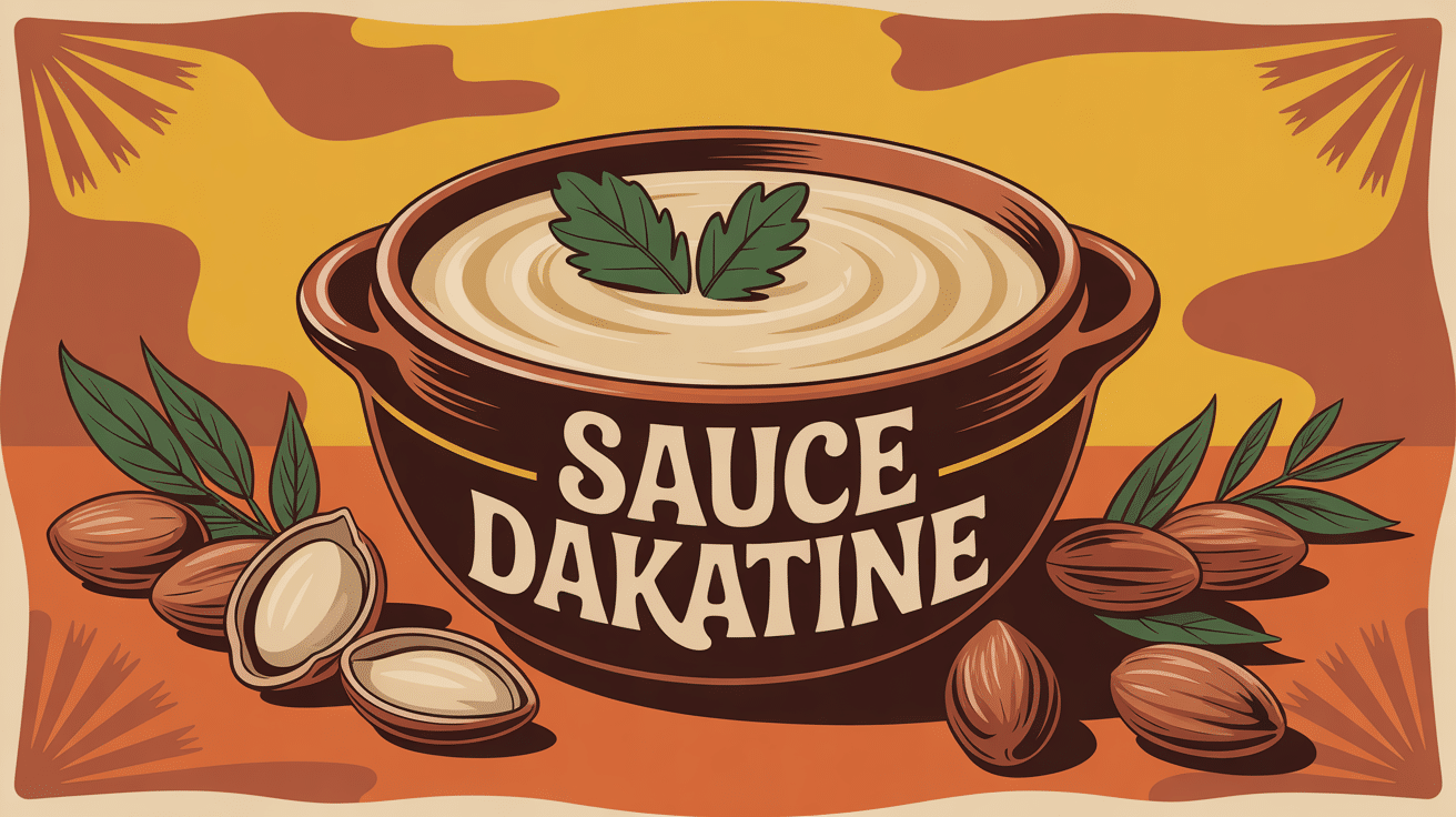 Bol de sauce dakatine avec arachides