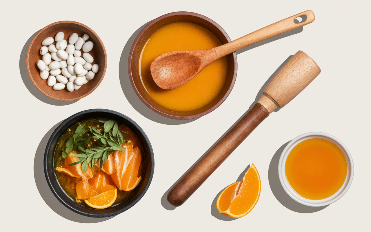 Préparation sauce graine recette maison étapes en images