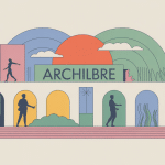 Illustration archilibre équilibre architecture et bien-être