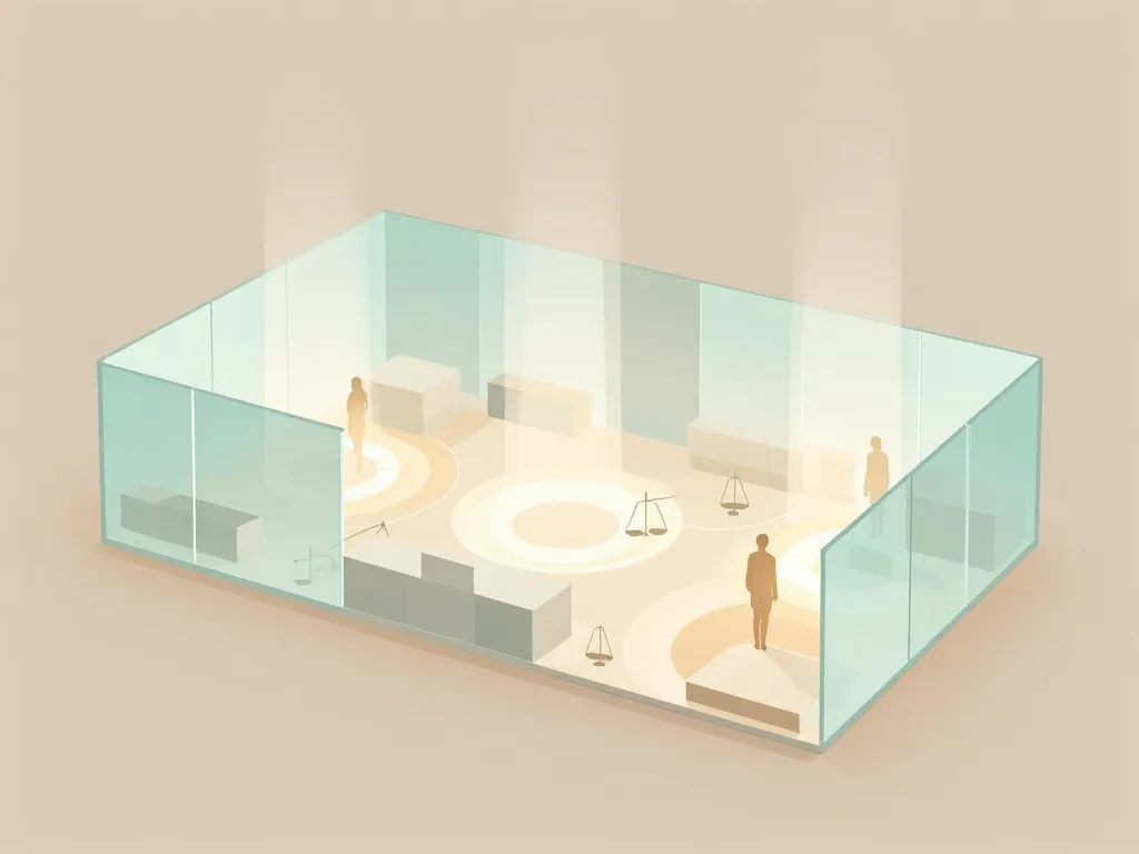 Illustration archilibre transformation intérieure équilibrée