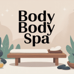 Illustration body body spa, ambiance détente premium