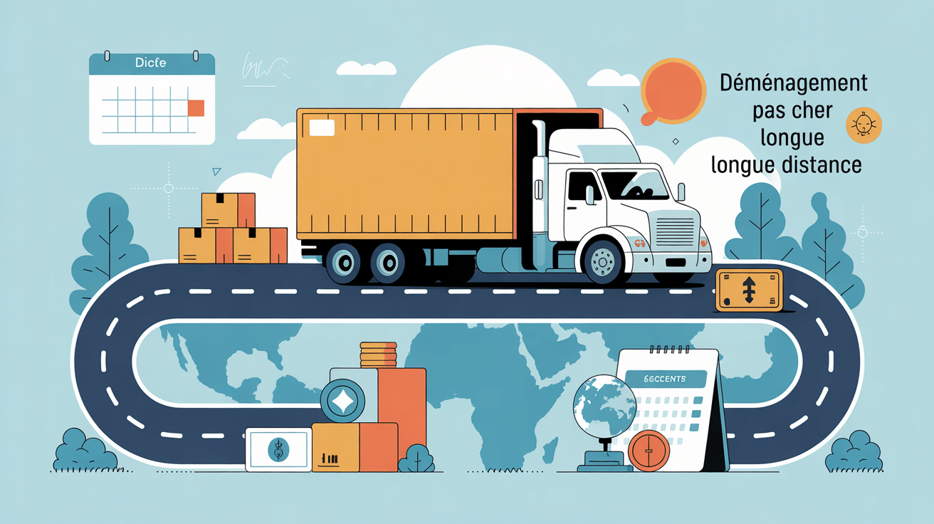 déménagement pas cher longue distance : guide complet illustré