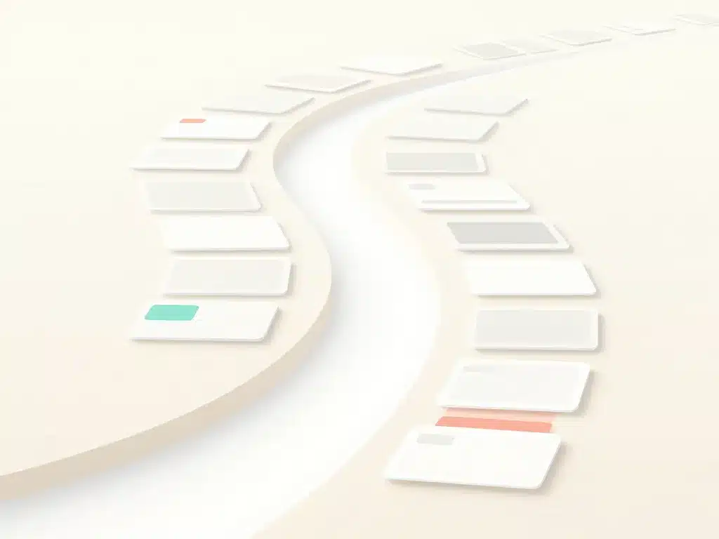 Espaces vides : métaphore du flux guidant la mise en page