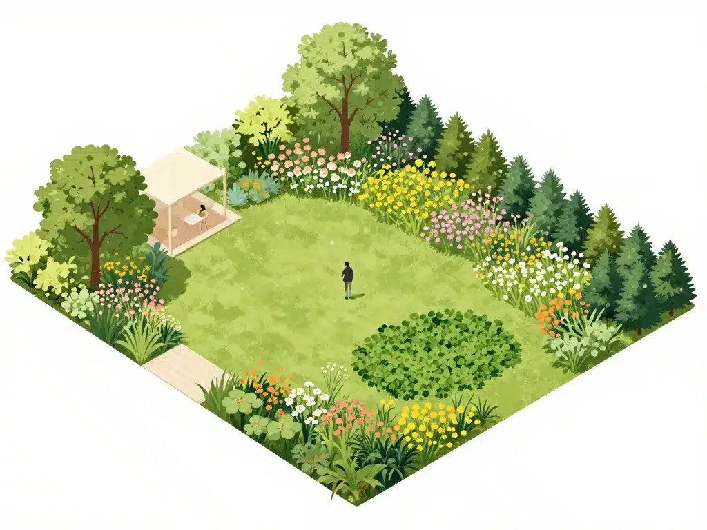 Gazon anglais inconvénients et alternatives : prairie, trèfle, couvre-sols