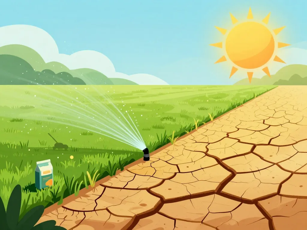 Gazon anglais inconvénients face à la sécheresse et à l’eau