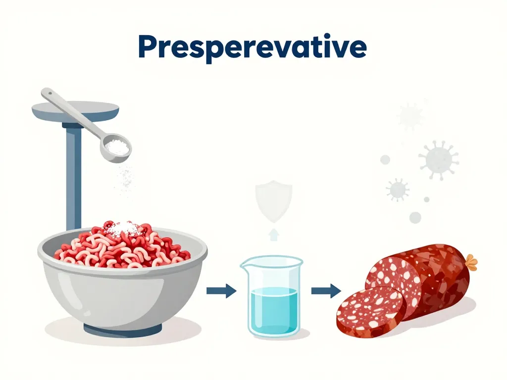 Schema dosage inaltera et integration en salaison