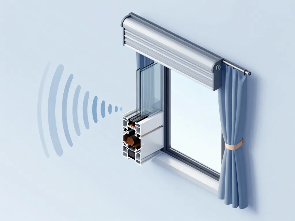 isolation phonique fenetre par l'intérieur, contre-fenêtre, vitrage feuilleté, rideaux