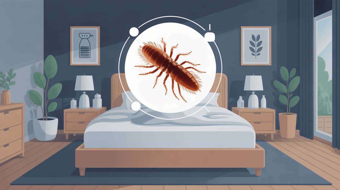 Illustration larve d'anthrène matelas, identification et prévention