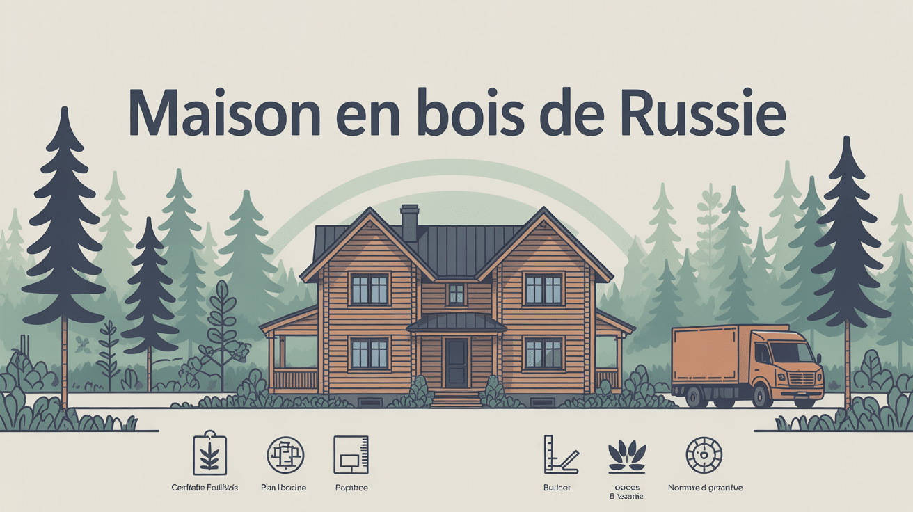 Panorama du guide maison en bois de russie, qualité et garanties
