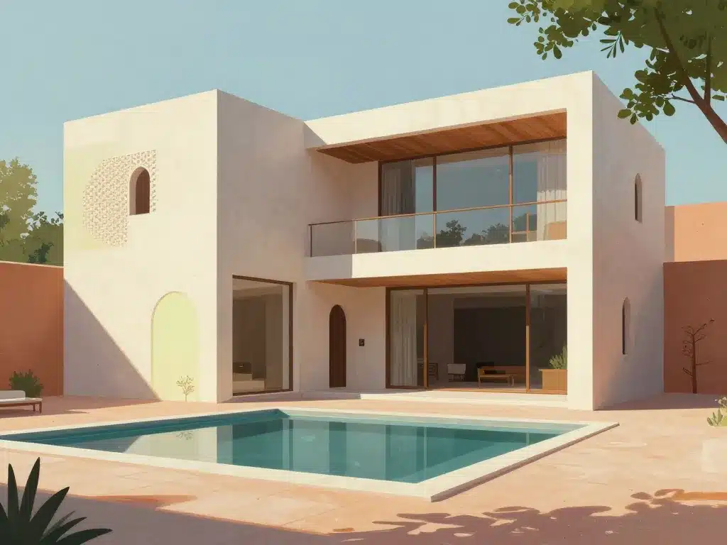 Maison moderne inspirée d’une maison marocaine traditionnelle