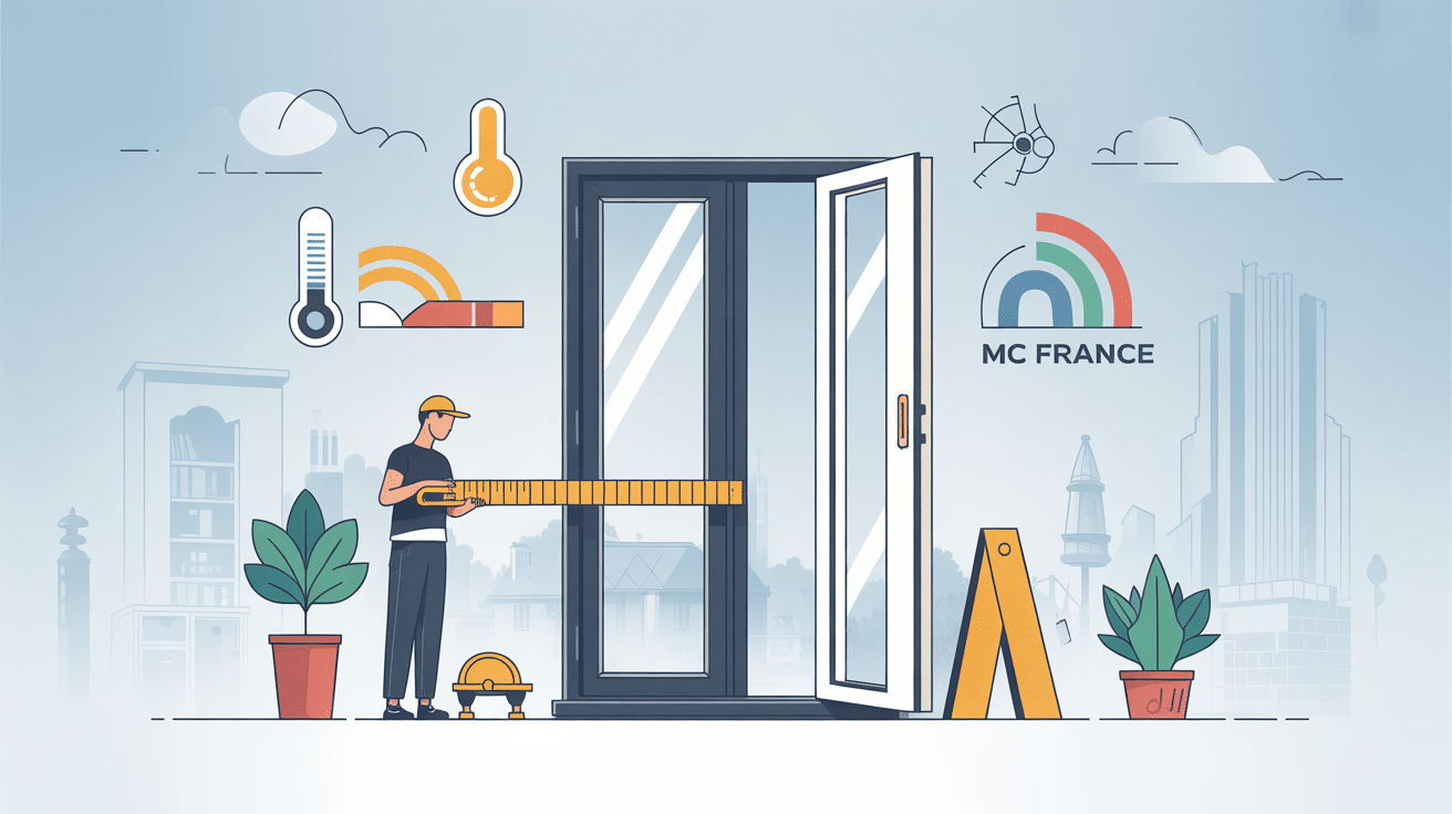 Illustration MC France fenêtres alu PVC, performances et pose