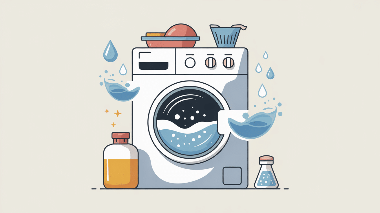 ou mettre anti calcaire machine à laver, bac II et tambour