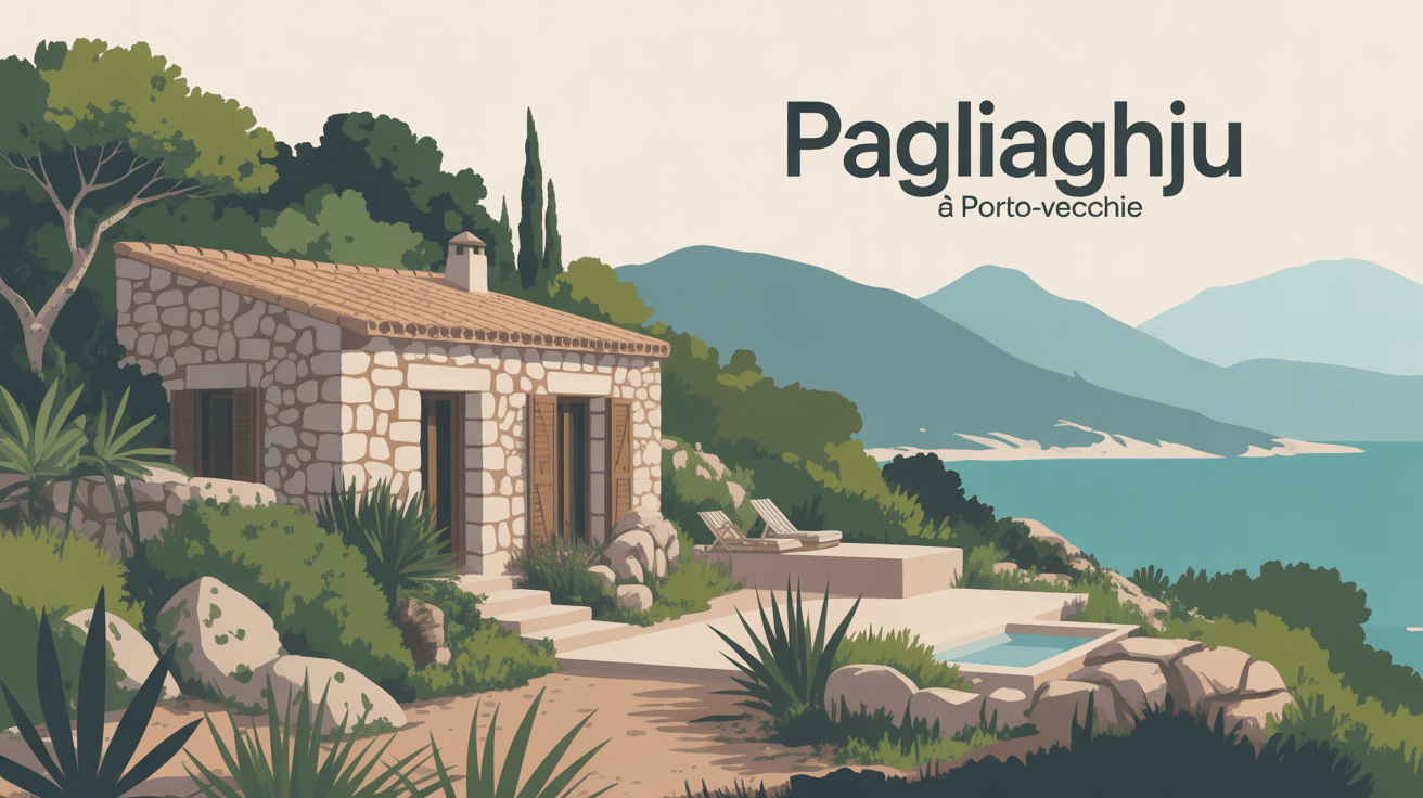 pagliaghju à Porto-Vecchio dans le maquis, bergerie rénovée