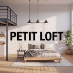 petit loft urbain avec mezzanine, verrière et cuisine ouverte