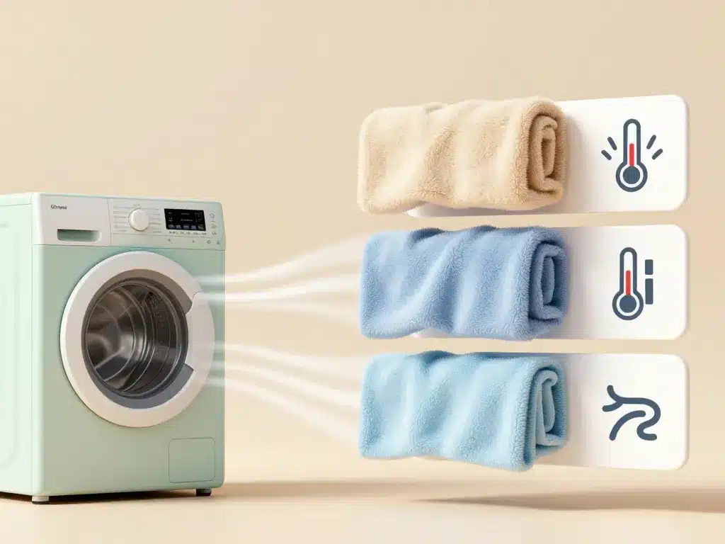 Réglages par textile : quel programme sèche-linge pour ne pas rétrécir