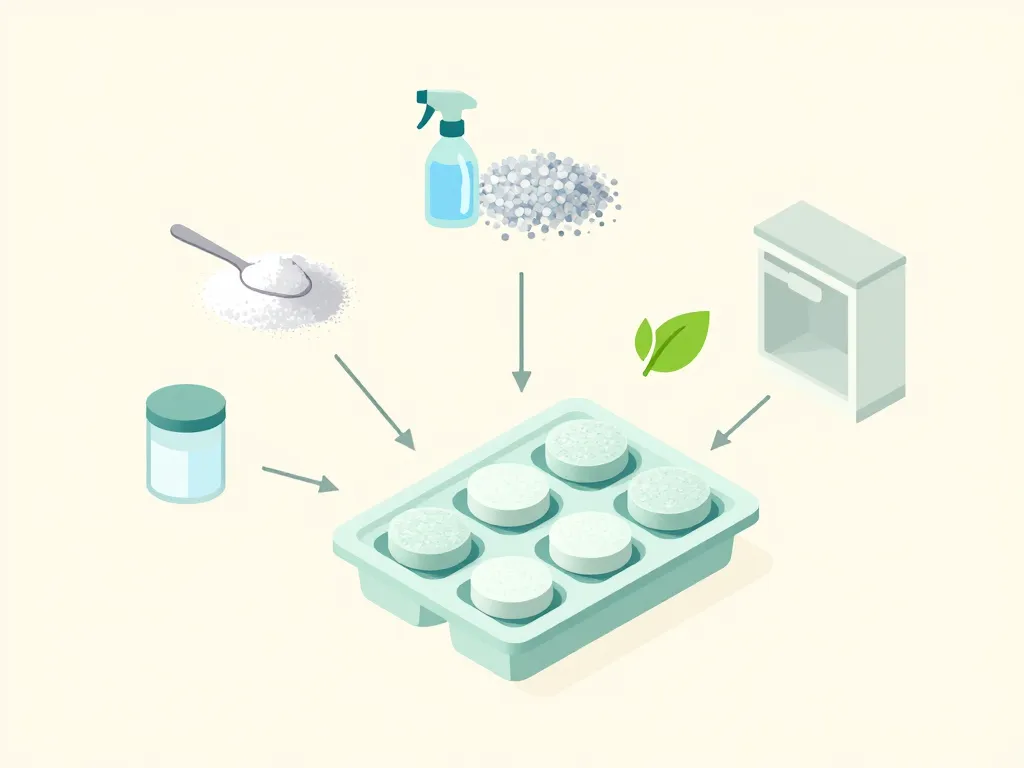 Recette de pastilles maison pour remplacer pastille lave vaisselle