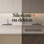 Silestone ou Dekton comparatif visuel plan de travail