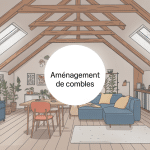 aménagement combles avant / après dans une maison familiale moderne