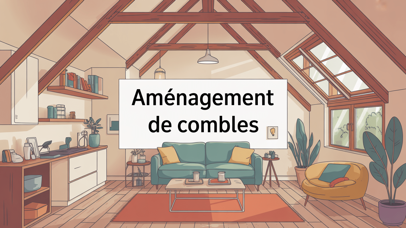 Illustration aménagement combles cout maison valorisée