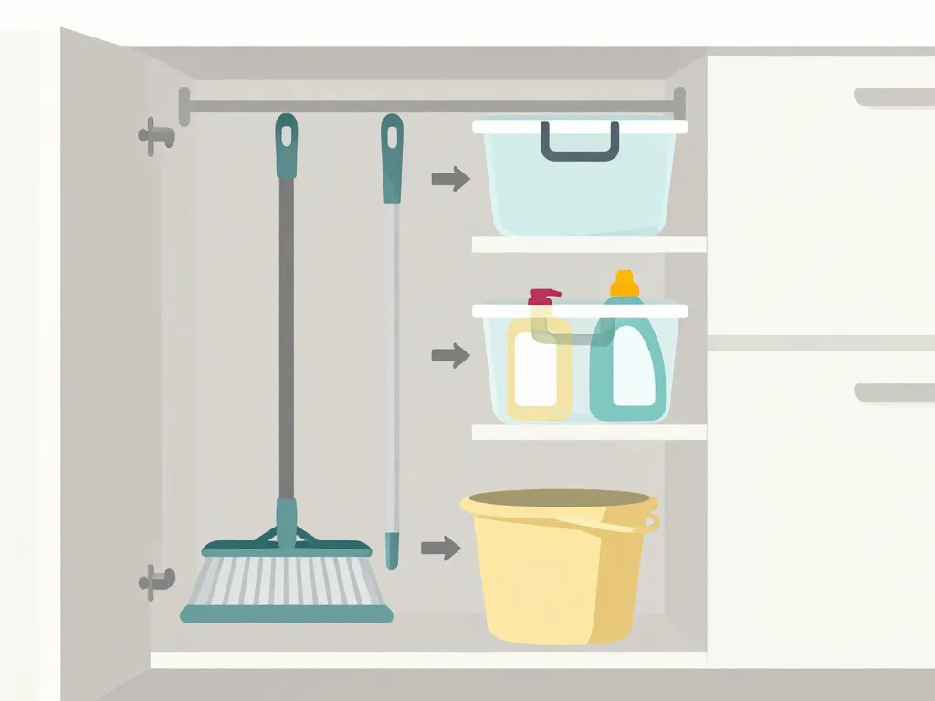 organisation armoire à balai gifi accessoires crochets