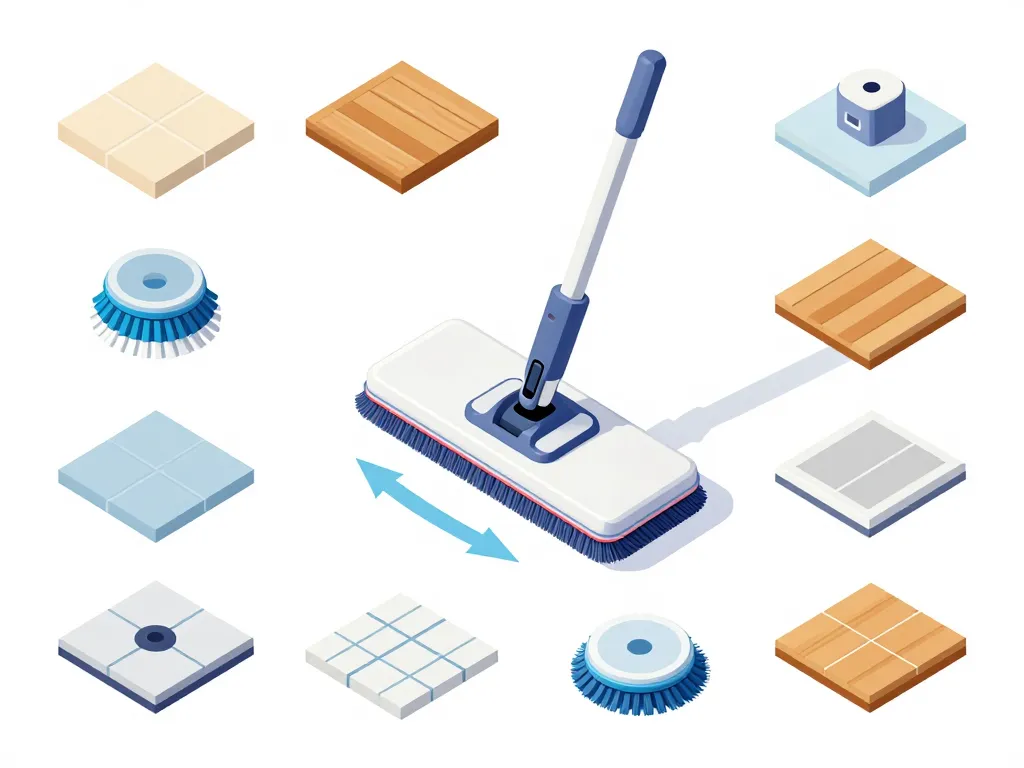 balaie brosse electrique démonstration nettoyage sols variés