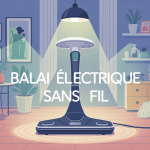 balais électrique sans fil illustration guide moderne